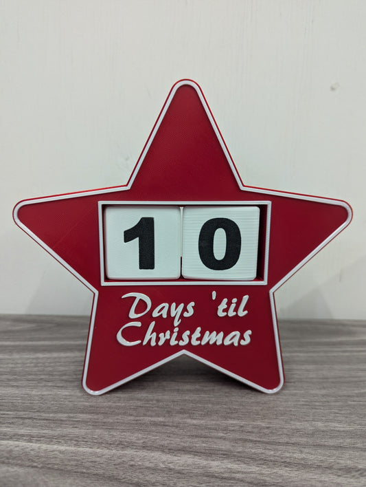 Star Countdown To Christmas